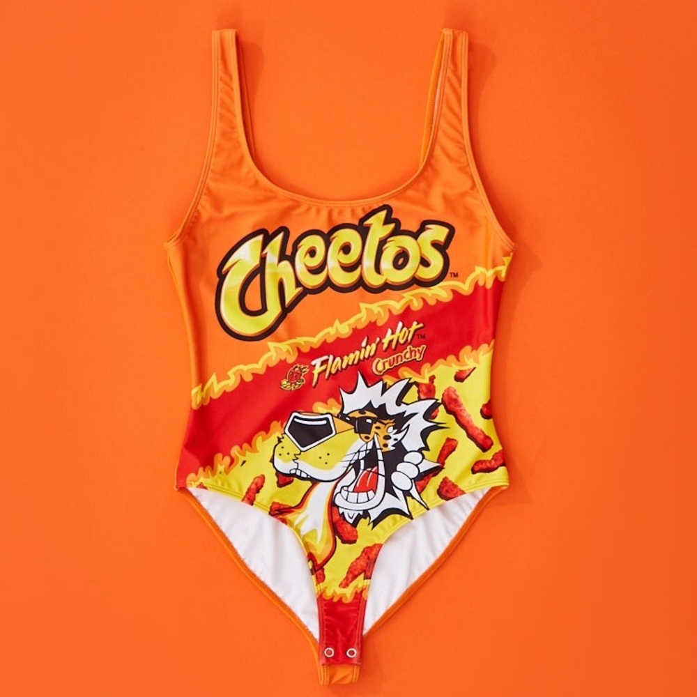 Hot Cheetos Forever 21 Bodysuit Swimsuit One Piece